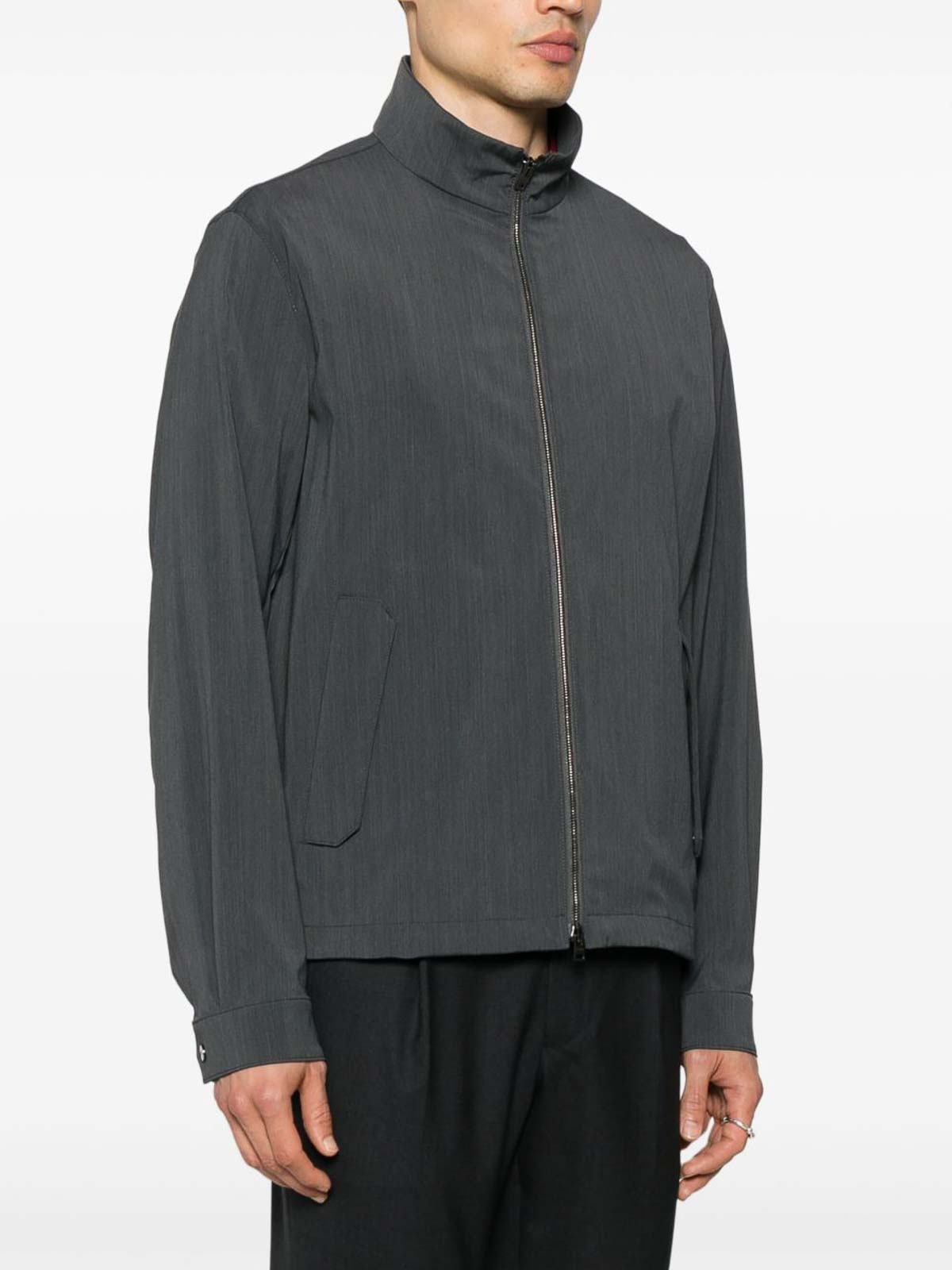Herno Man Jacket In Gray