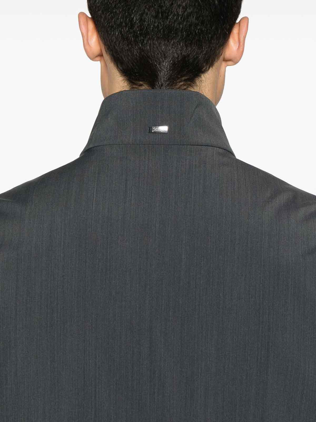Herno Man Jacket In Gray