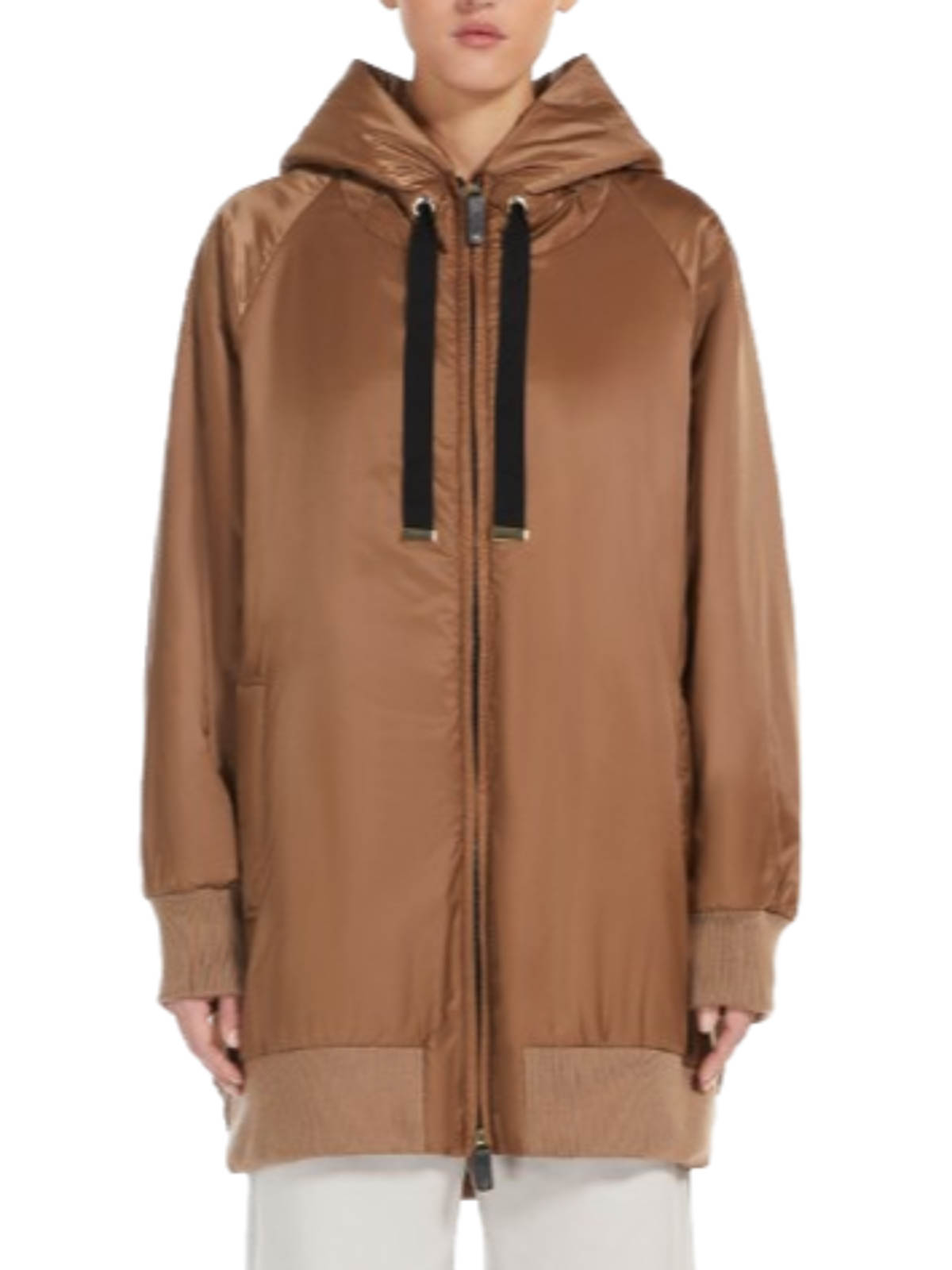 Max Mara The Cube Max Mata The Cube Parka In Brown
