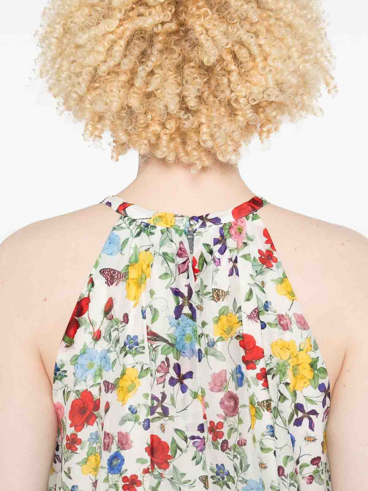Alice And Olivia Diana Sleeveless Structured Midi Dress In Multi
