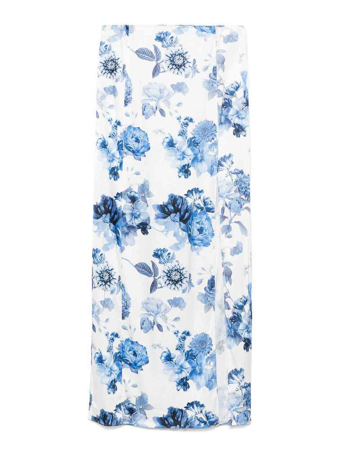Alice And Olivia Stephine Printed Long Skirt In Multi
