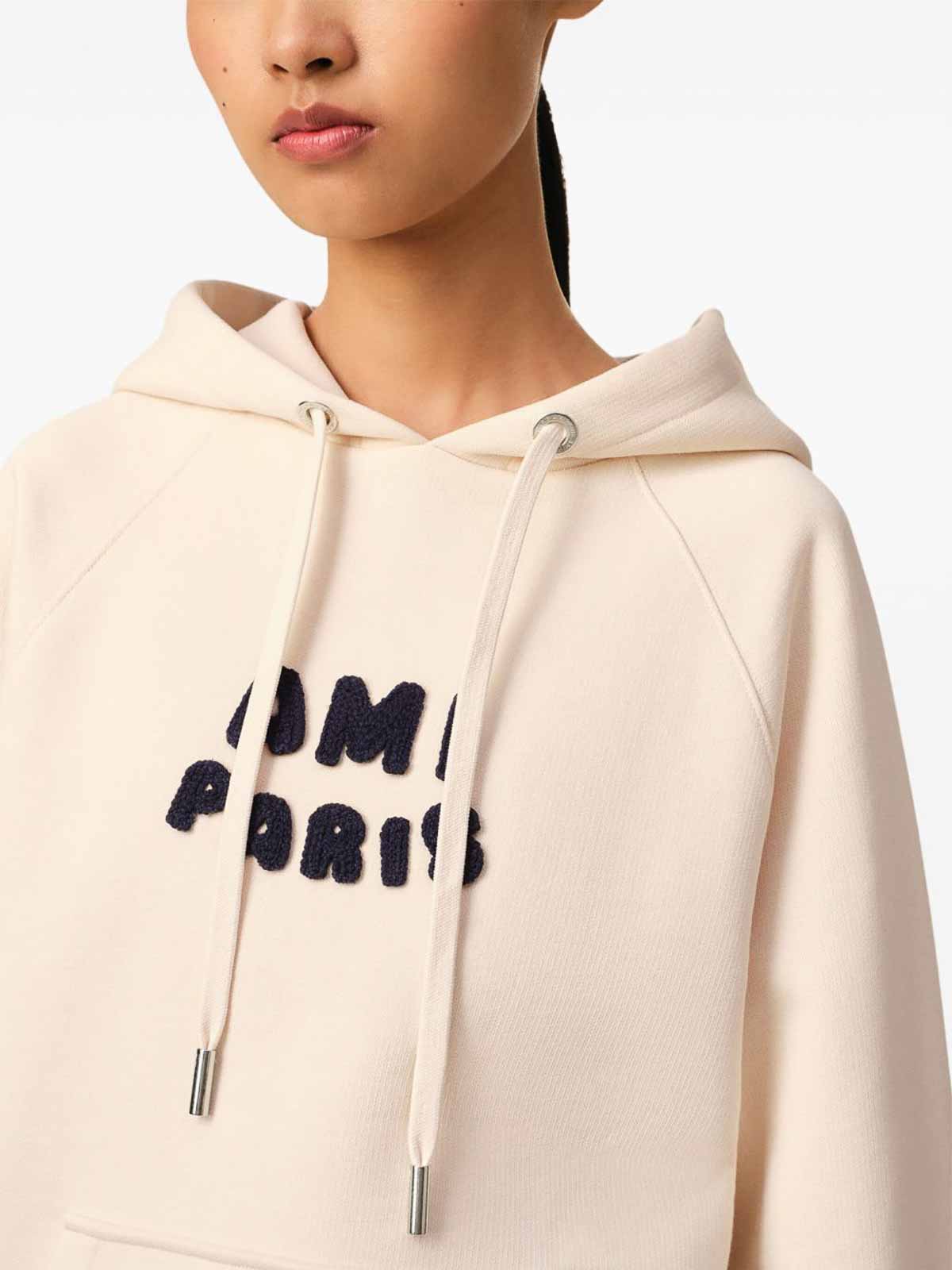 Ami Alexandre Mattiussi Ami Paris Sweatshirts Beige In Sand