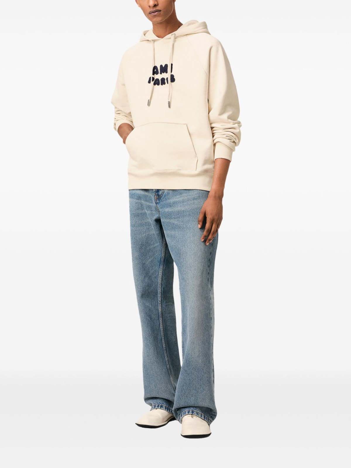 Ami Alexandre Mattiussi Ami Paris Sweatshirts Beige In Sand