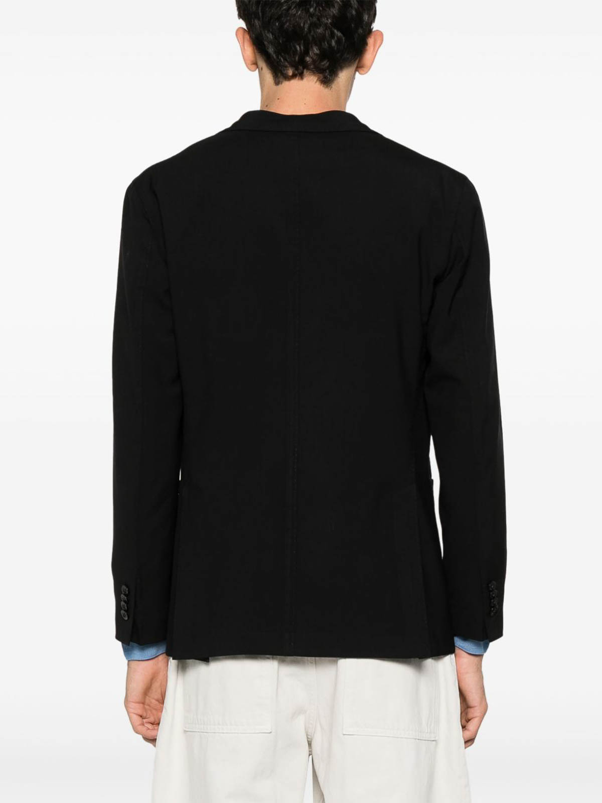 Boglioli Wool Single-breasted Jacket In Blue