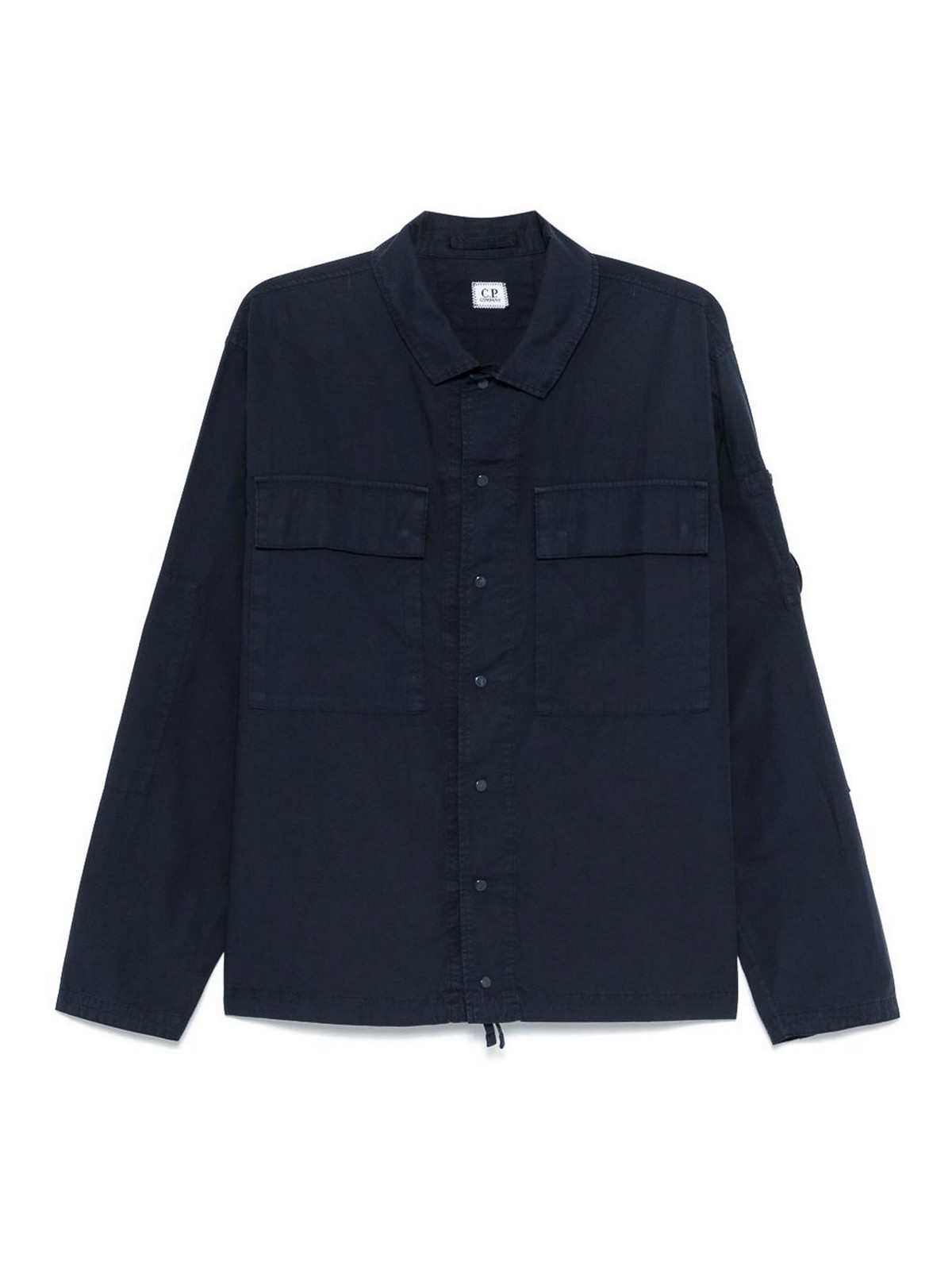 C.p. Company C.p.company Cotton Overshirt In Blue