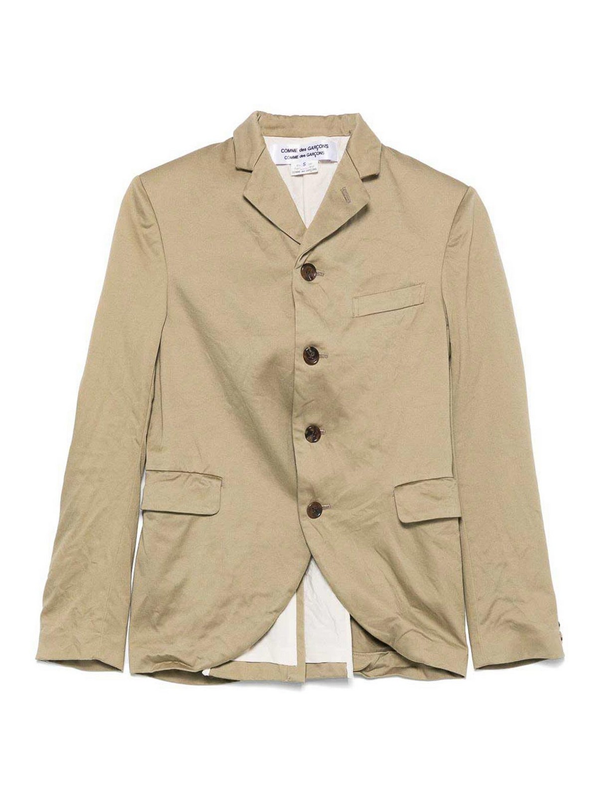 Comme Des Garçons Single-breasted Blazer In Multi