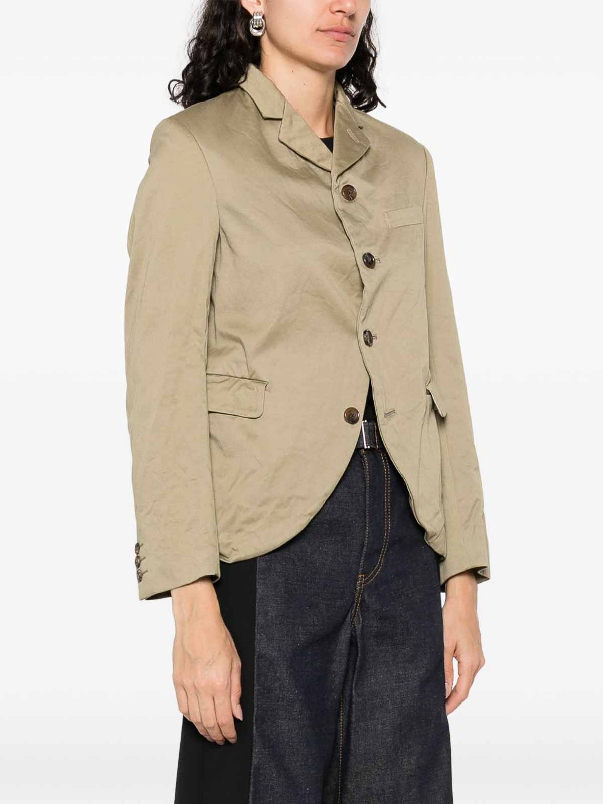 Comme Des Garçons Single-breasted Blazer In Multi