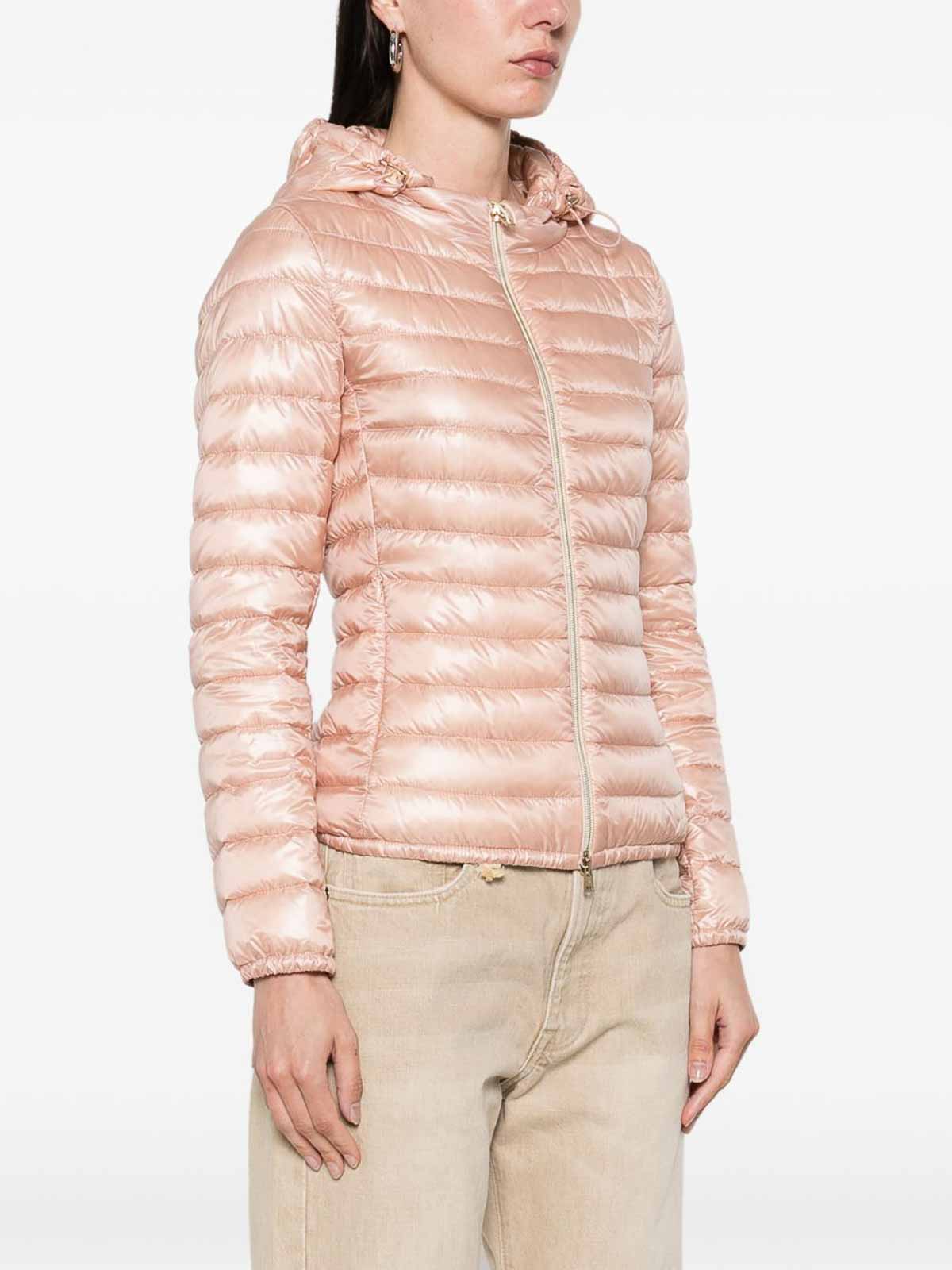 Herno Nylon Short Down Jacket In Neutral