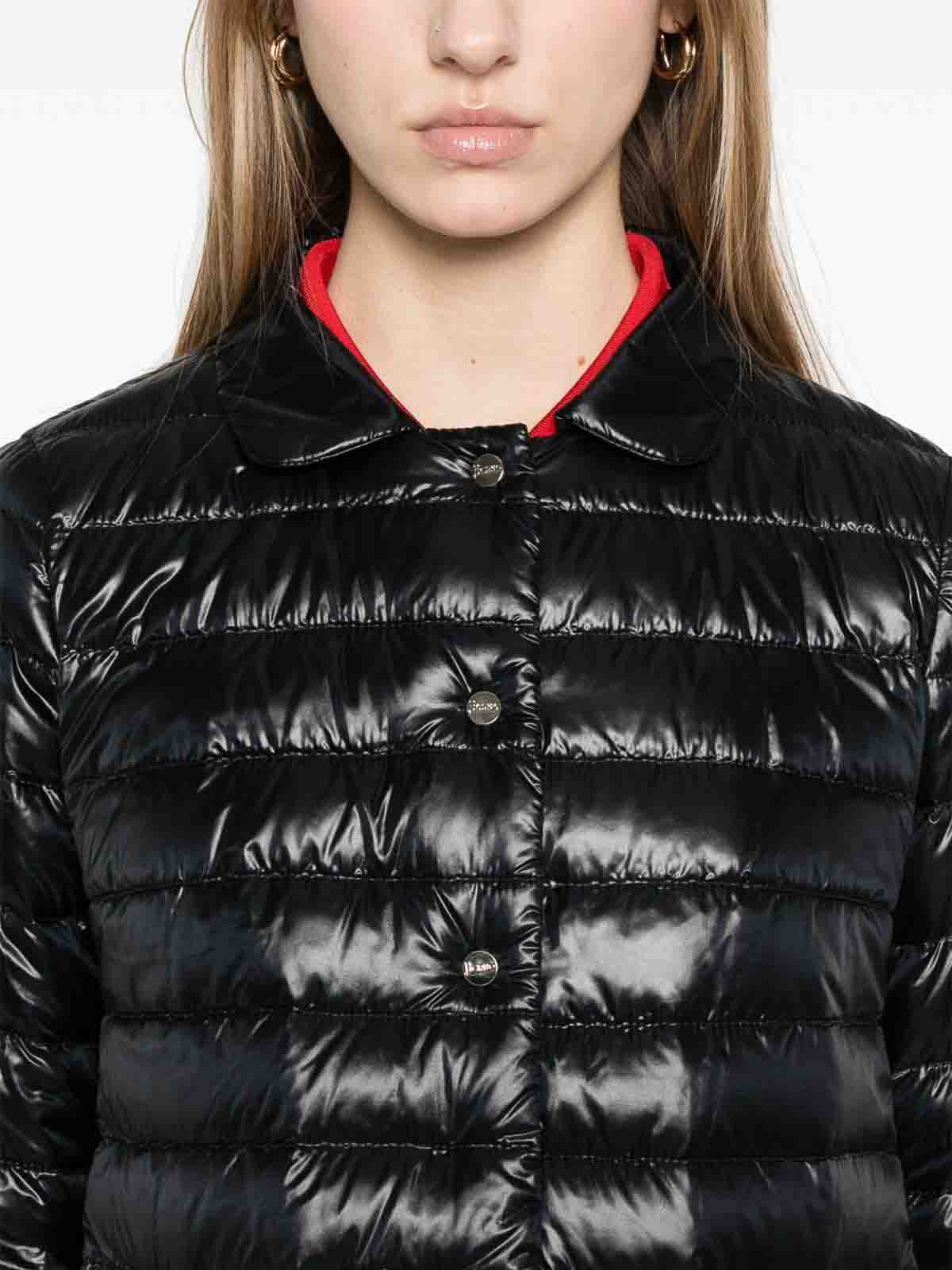 Herno Nylon Short Down Jacket In Black