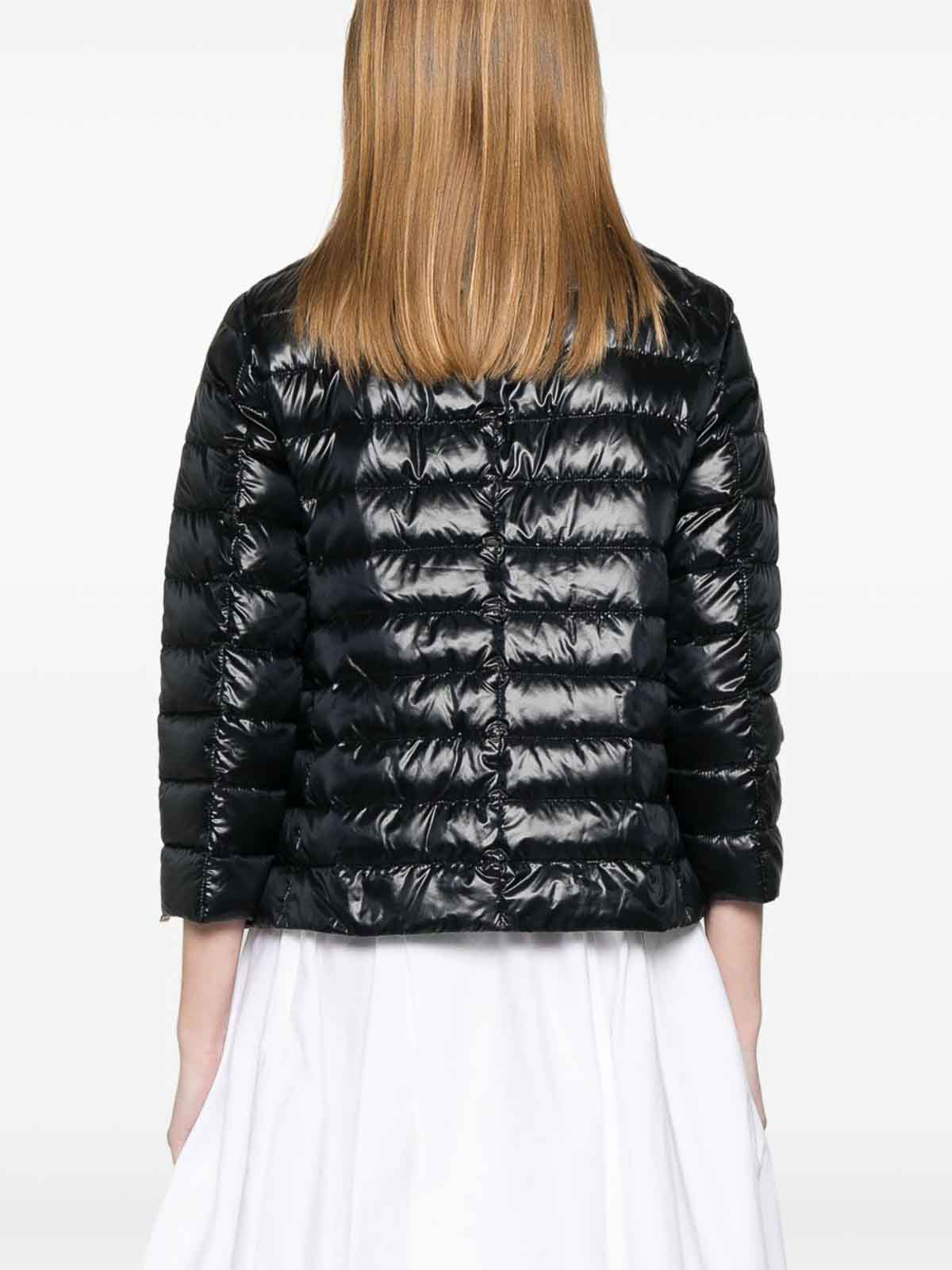 Herno Nylon Short Down Jacket In Black