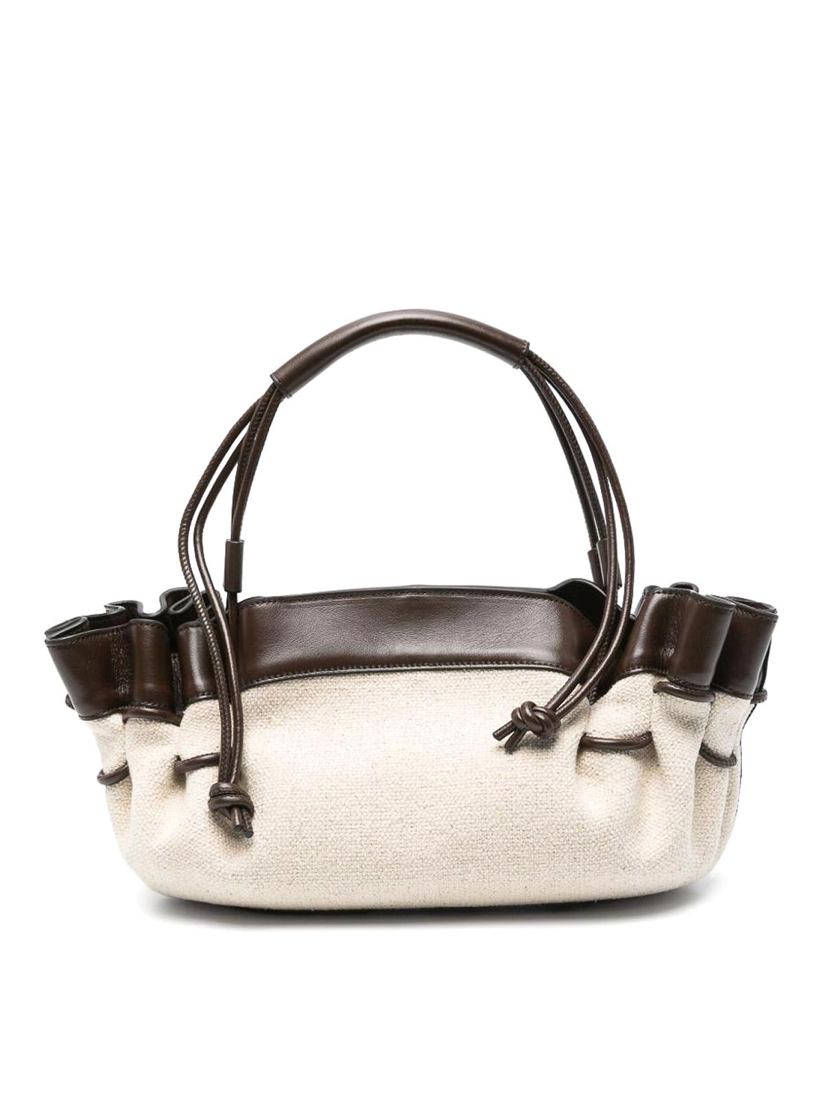 Hereu Arta Canvas Shoulder Bag In Brown