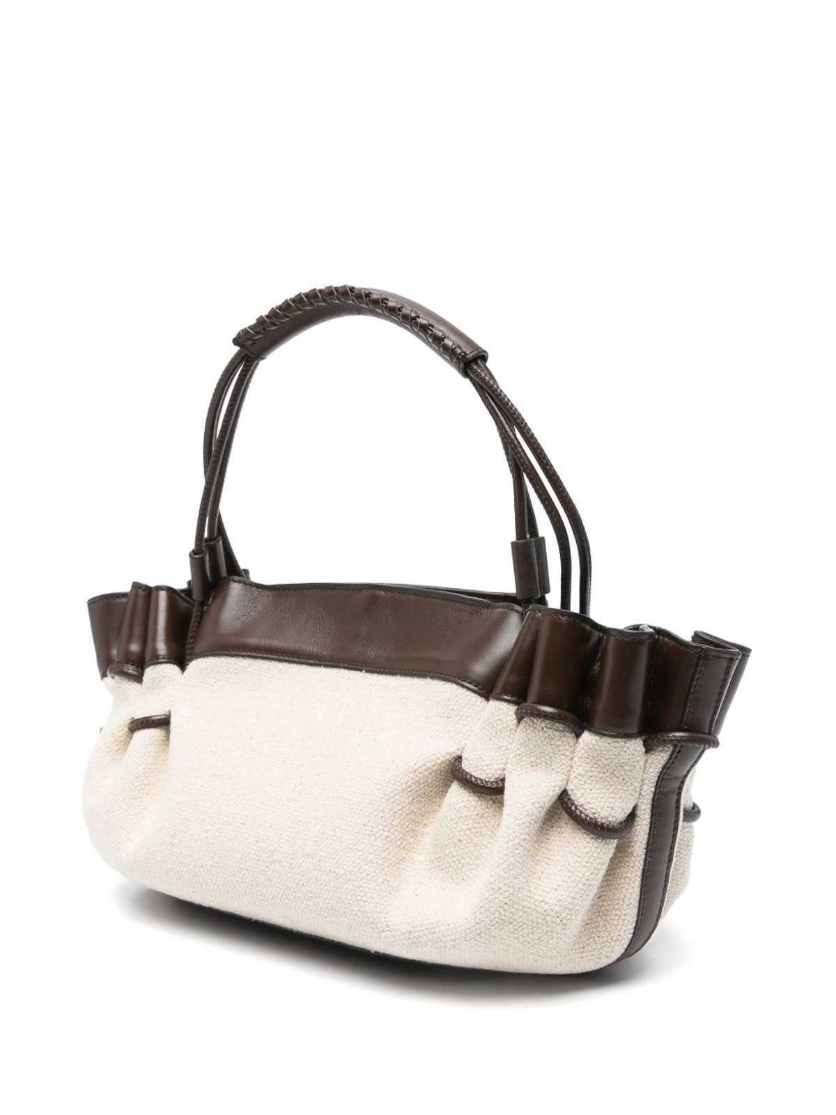Hereu Arta Canvas Shoulder Bag In Brown