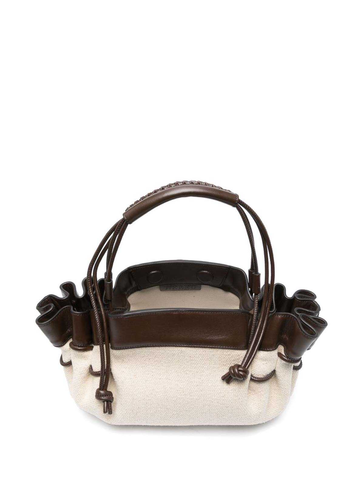 Hereu Arta Canvas Shoulder Bag In Brown