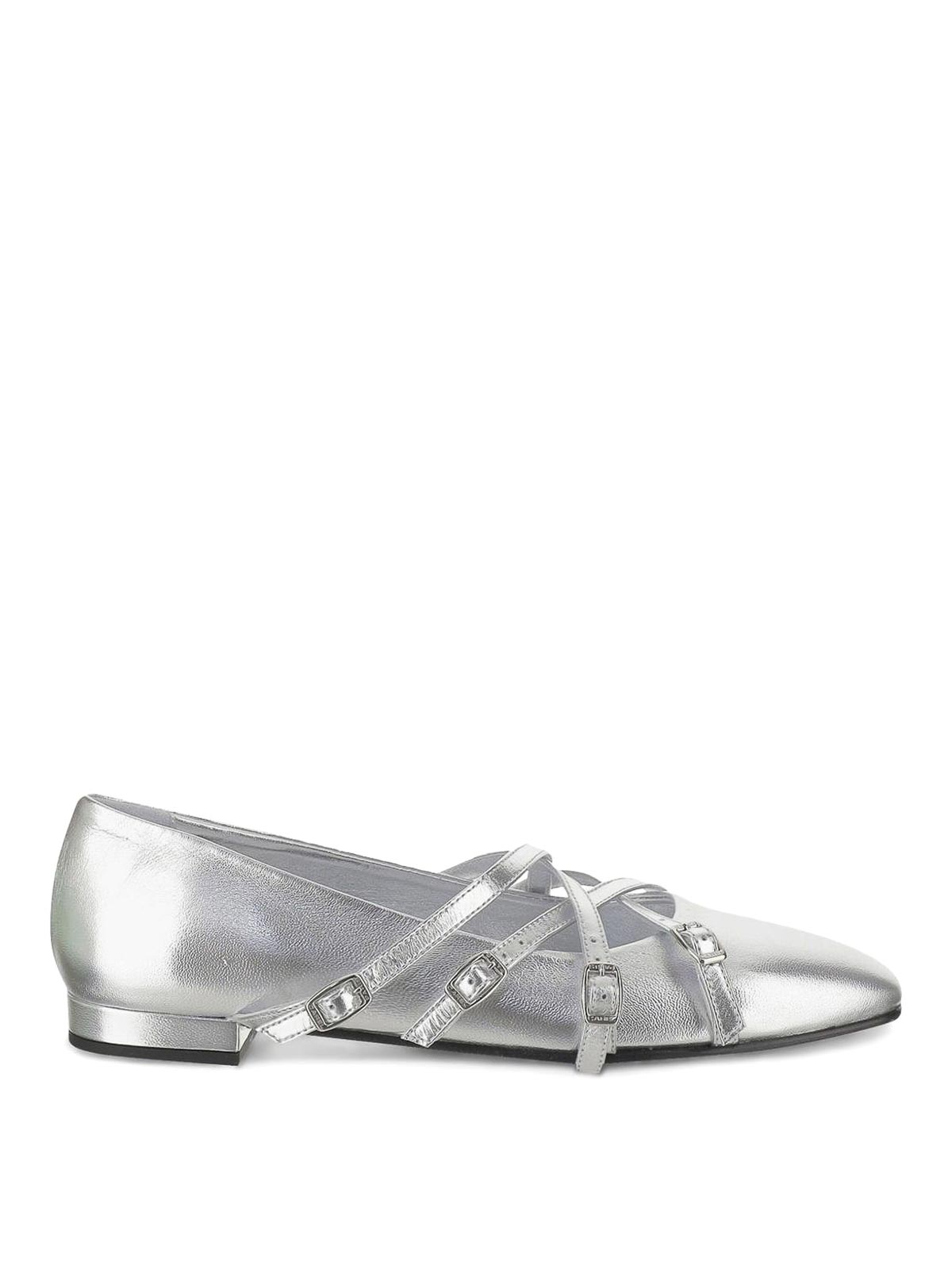 Carel Paris Eloise Ballerinas - Carel - Leather - Silver In Silver