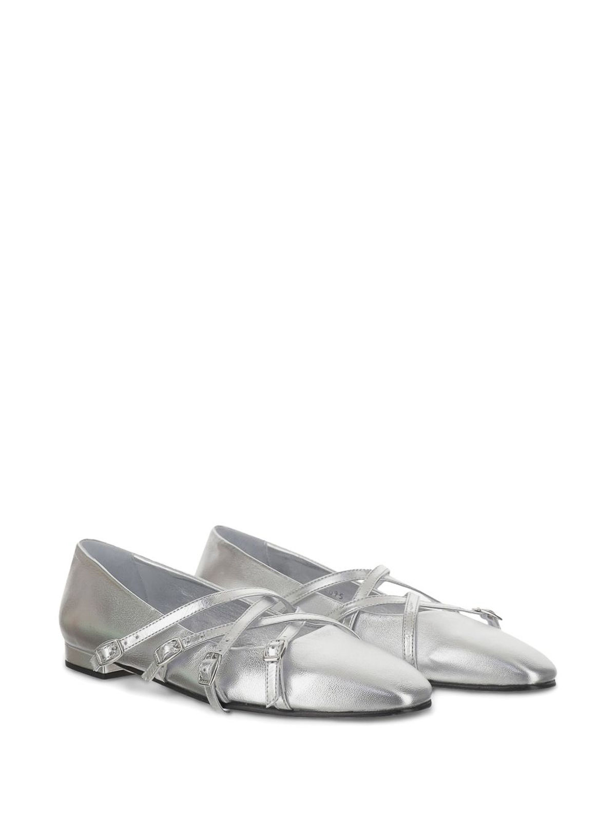 Carel Paris Eloise Ballerinas - Carel - Leather - Silver In Silver