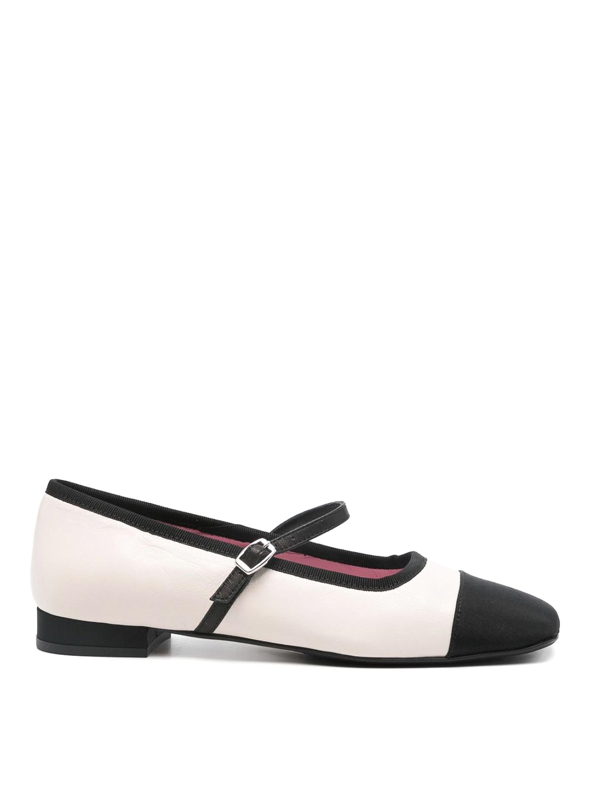 Carel Paris Gisele Bicolor Ballet Flats In Sand