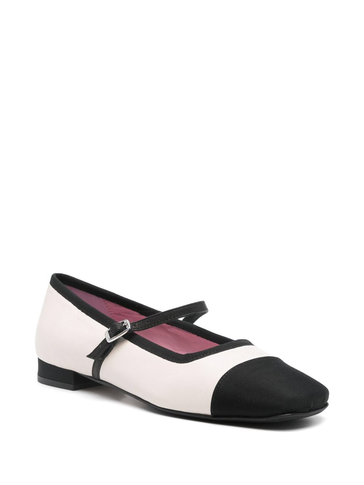 Carel Paris Gisele Bicolor Ballet Flats In Sand