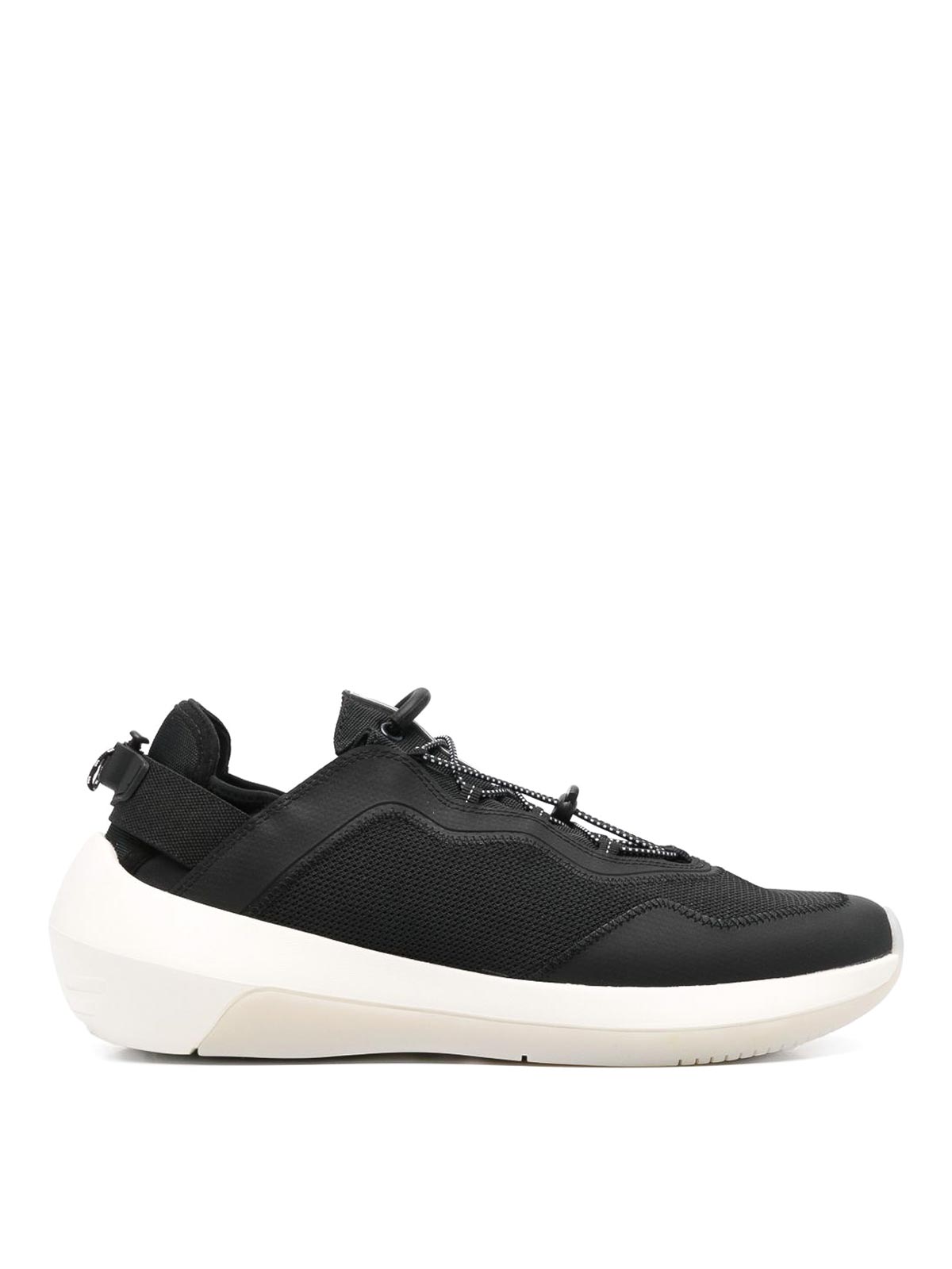 Emporio Armani Capsule Mesh Sneakers In Blue