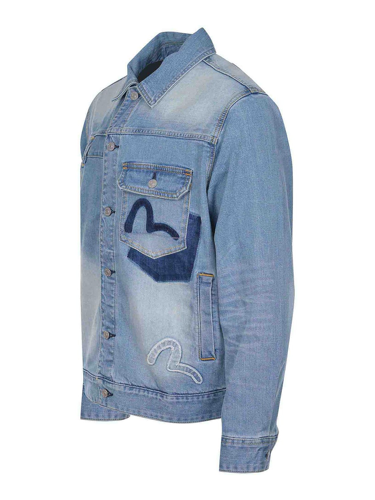 Evisu Jacket Made Of Denim. In Brown
