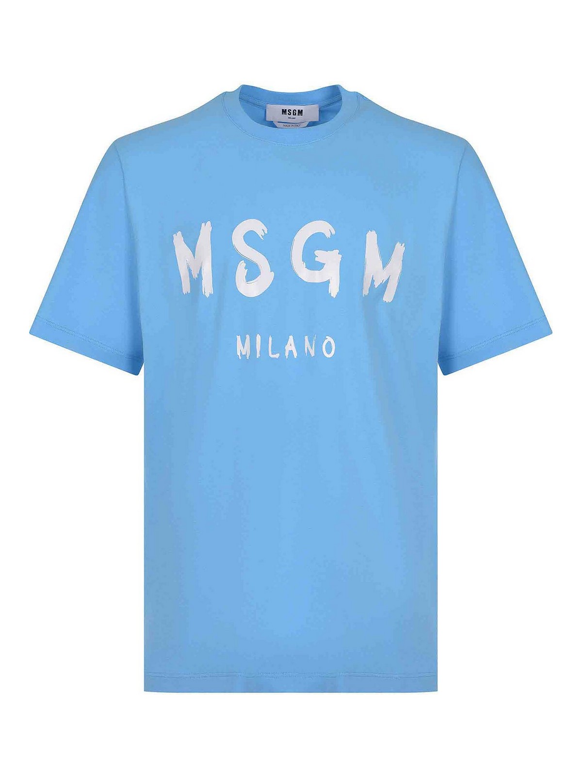 Tシャツ・カットソー MSGM Men T-shirt Blue 3840MM141257002 84 M.S.G.M. Tシャツ - ライトブルー | 3840MM51025700284