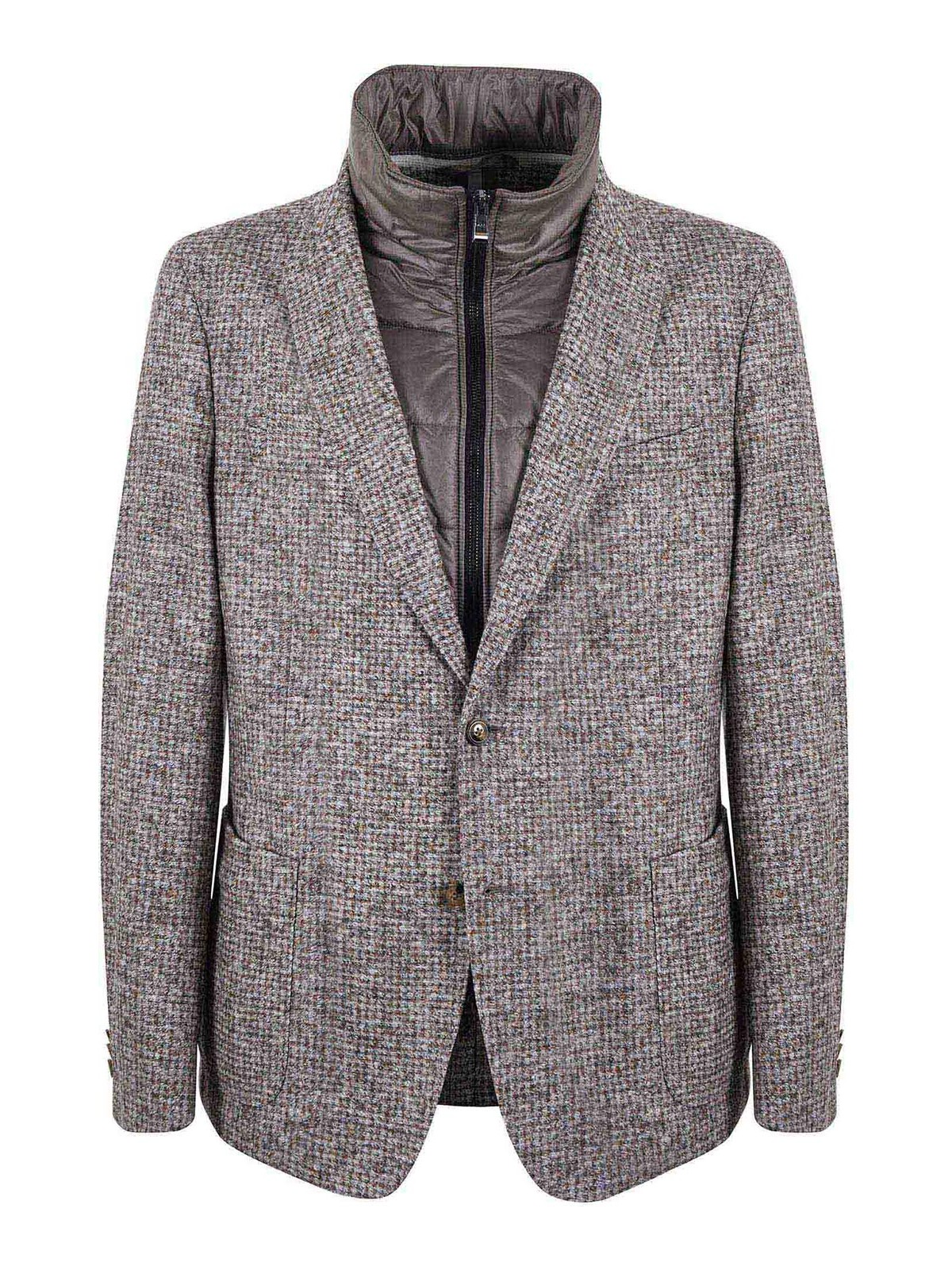 Hugo Boss Boss Jackets In Gray