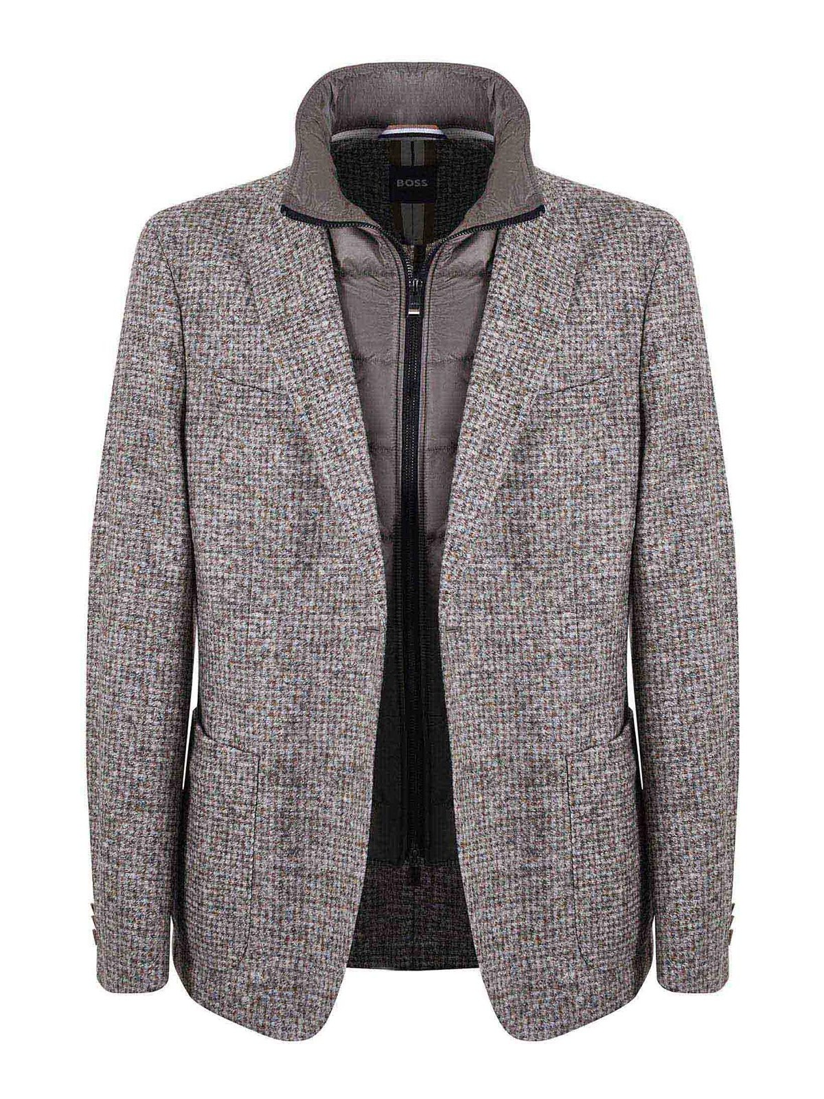 Hugo Boss Boss Jackets In Gray