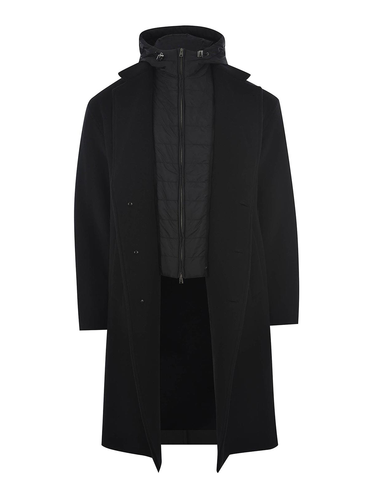 Herno Coat In Black