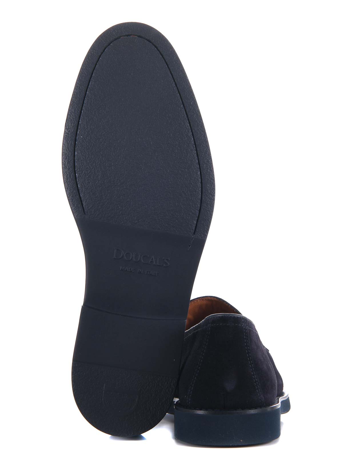 Doucal's Doucals Suede Moccasins In Blue