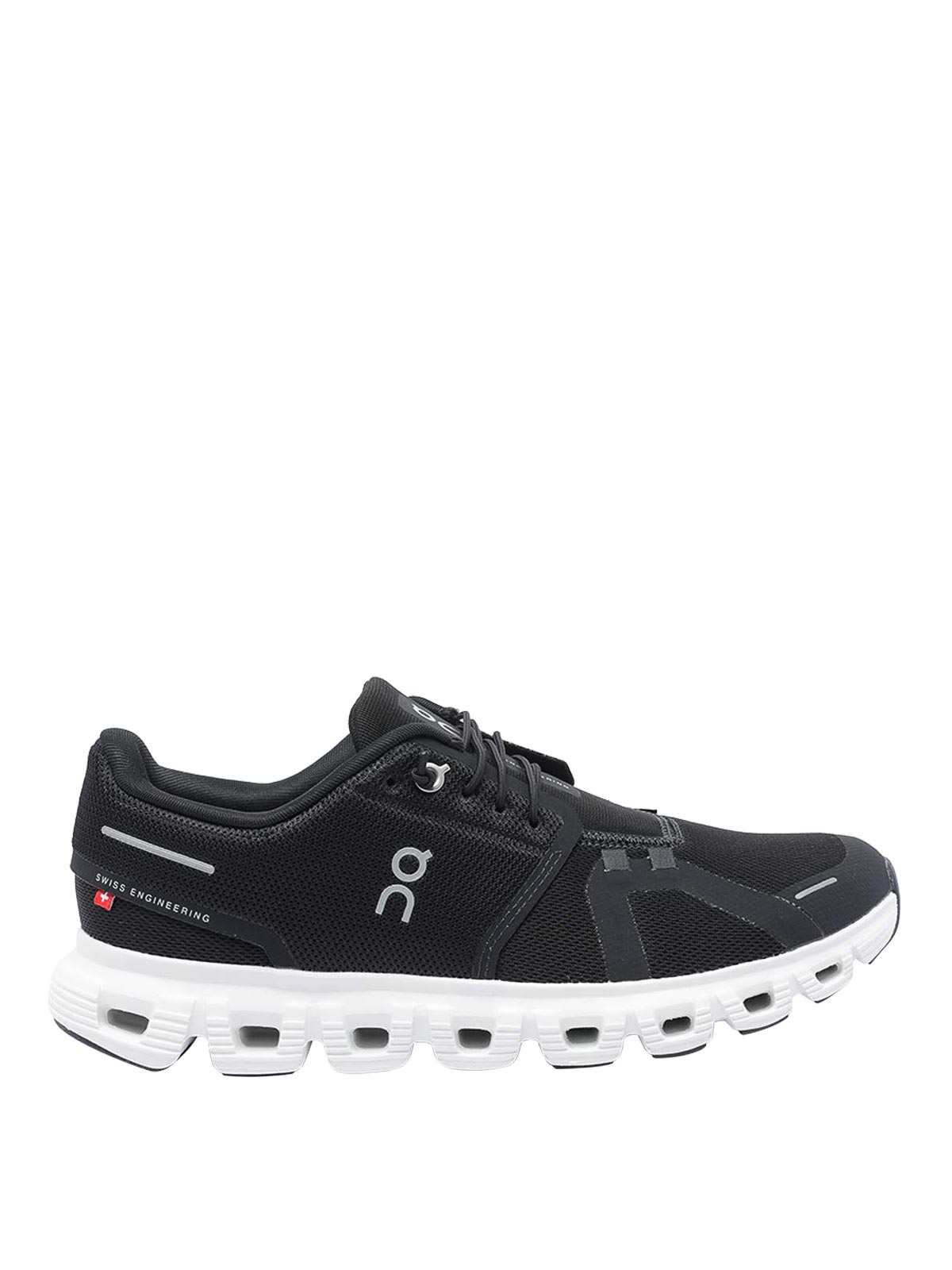 On Running Streamlined Black Sneakers With Breathable Mesh Upper In Black