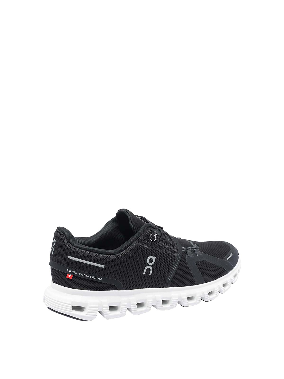 On Running Streamlined Black Sneakers With Breathable Mesh Upper In Black