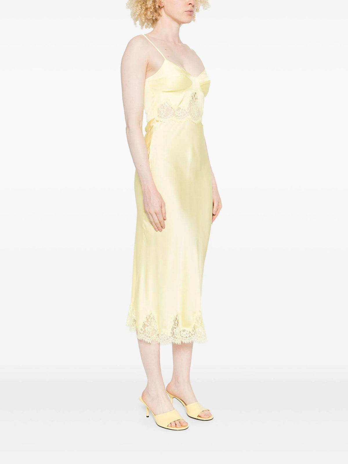 Ermanno Firenze Sleeveless Dress In Yellow