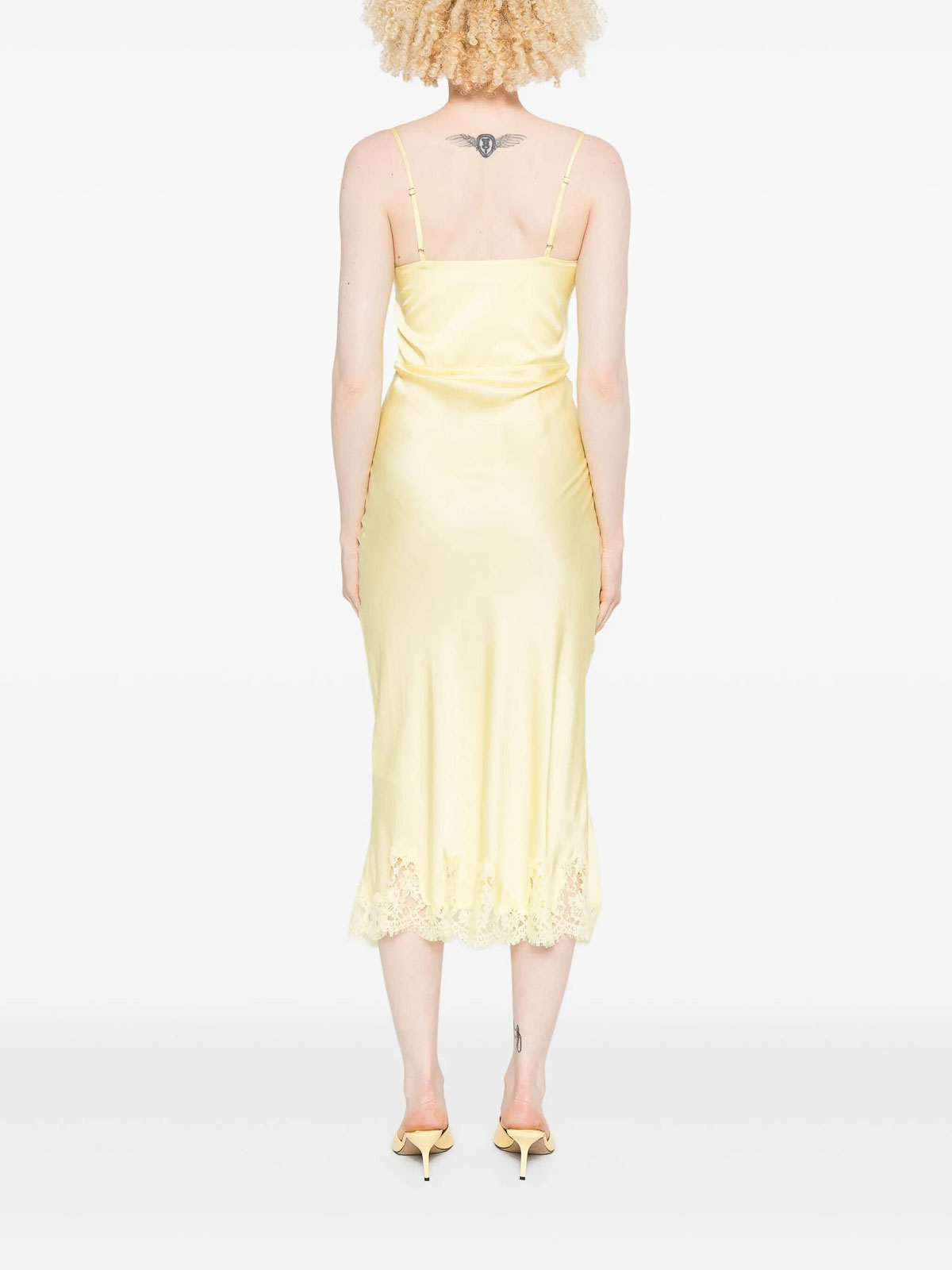Ermanno Firenze Sleeveless Dress In Yellow