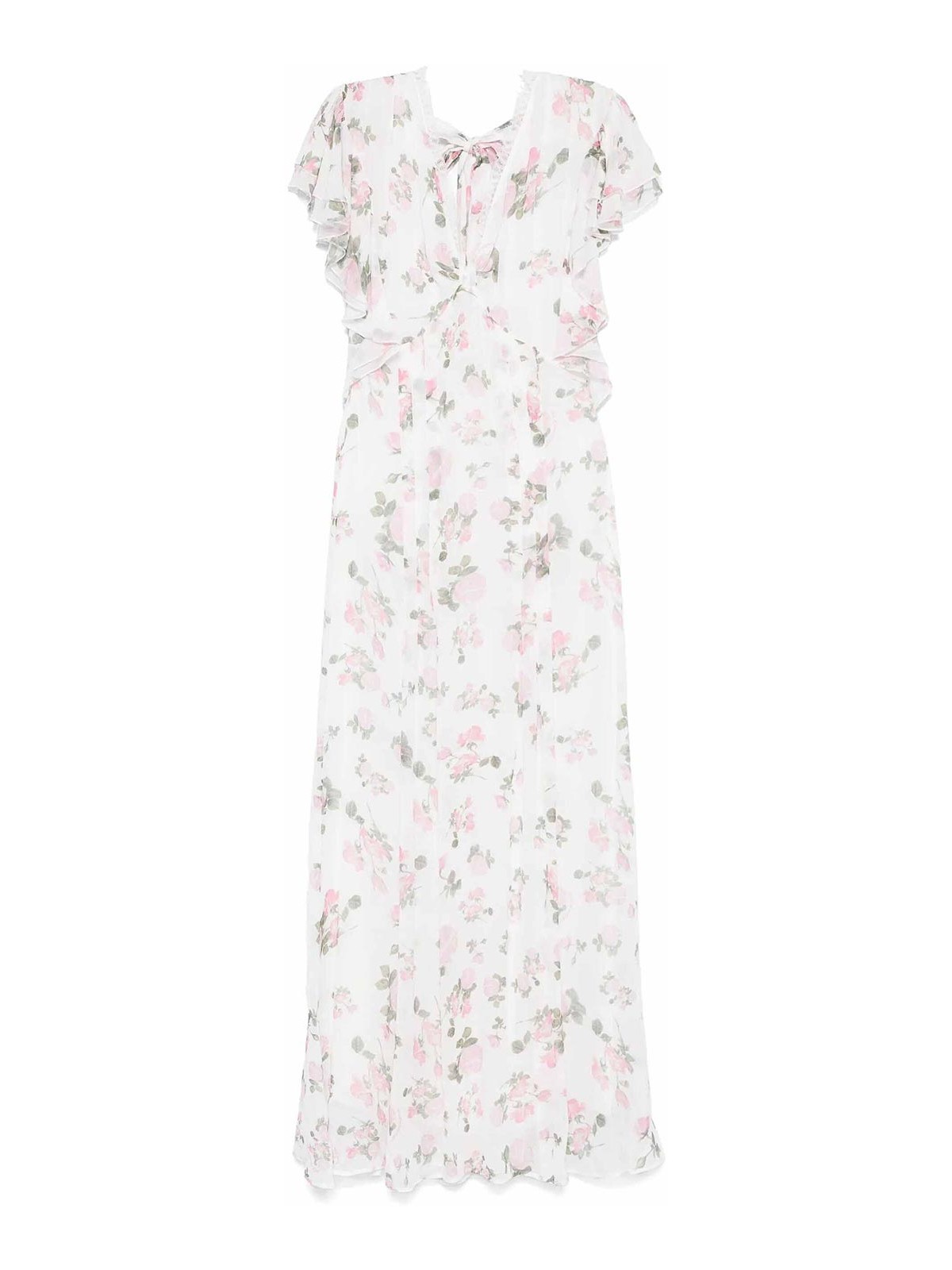 Ermanno Firenze Midi Dress In White