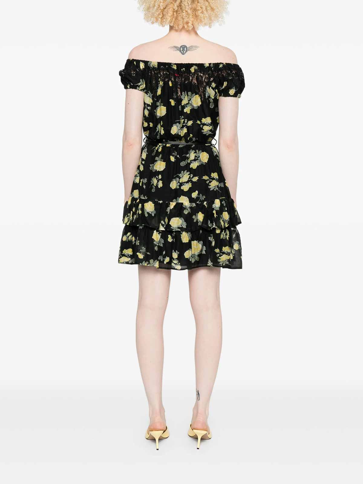 Ermanno Firenze Floral-print Dress In Multi