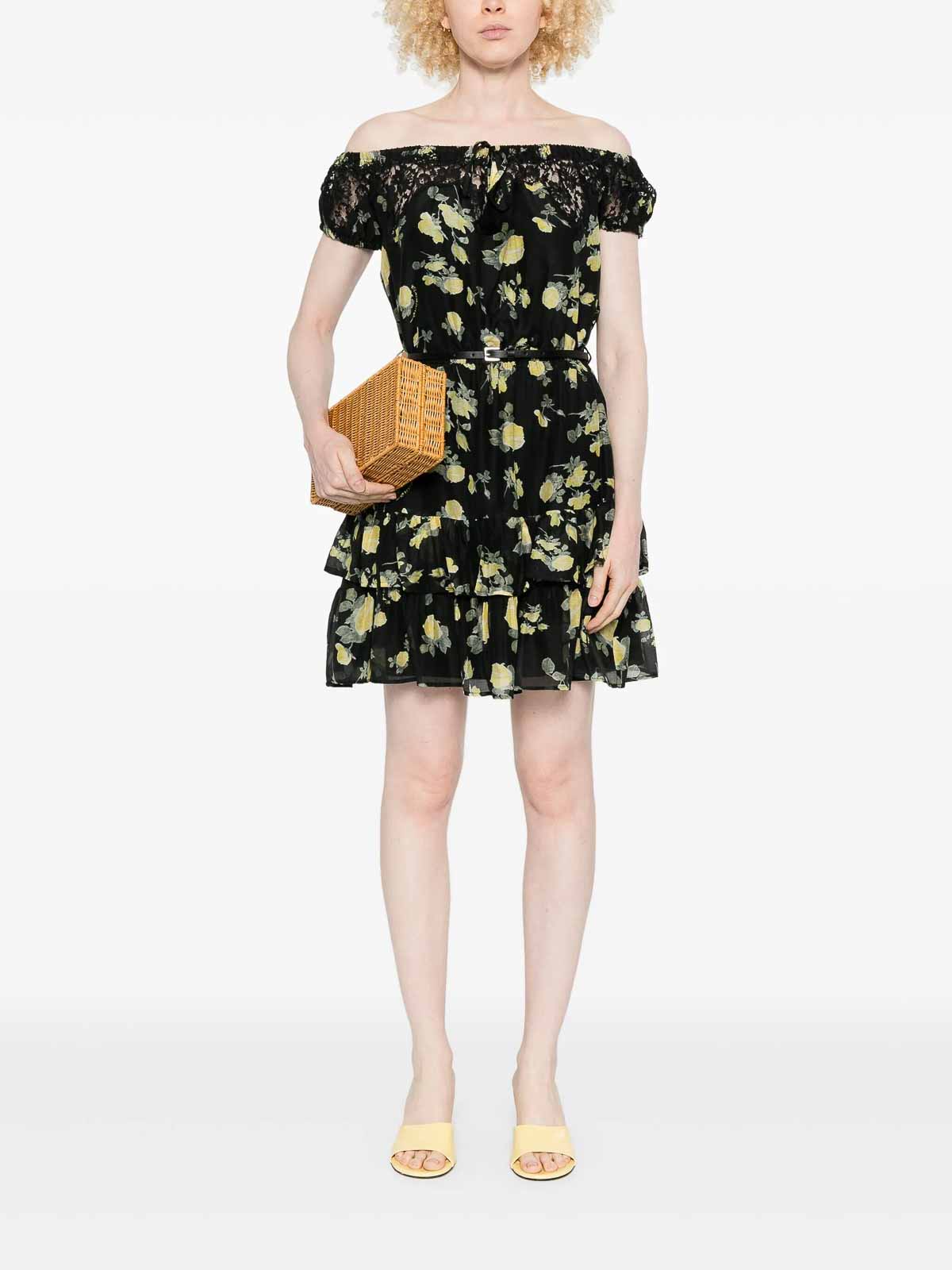Ermanno Firenze Floral-print Dress In Multi