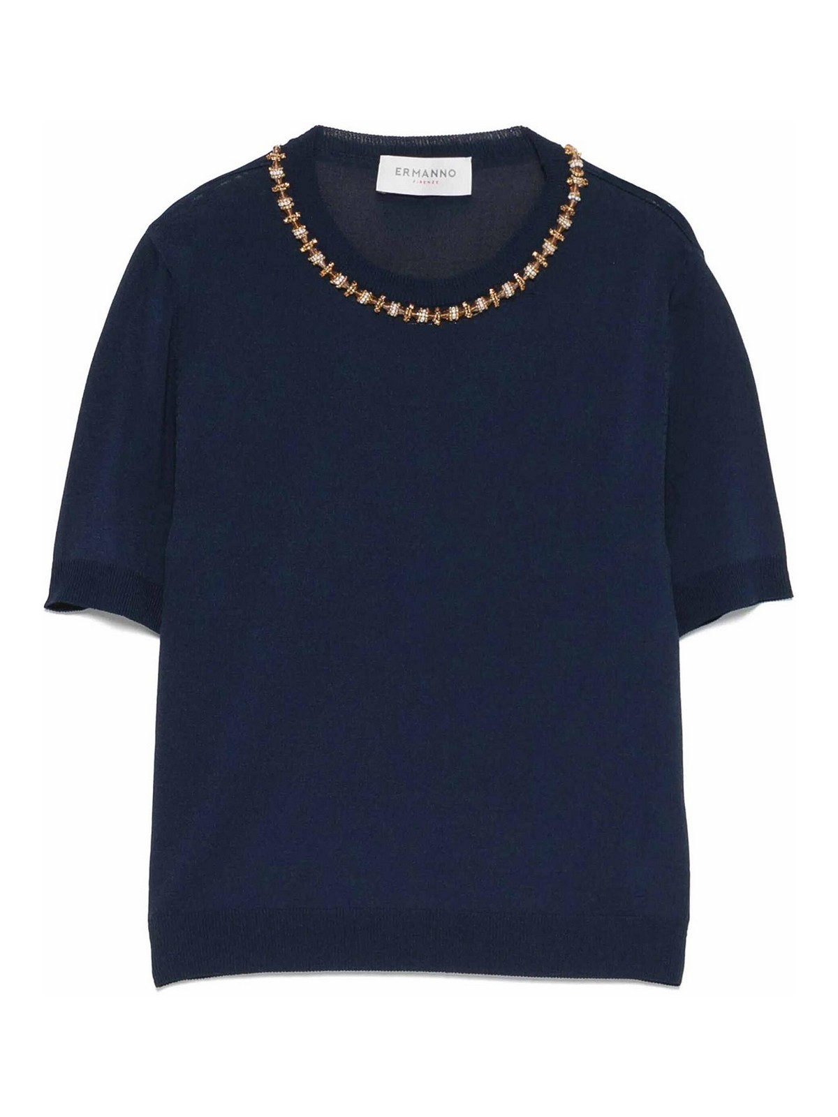 Ermanno Firenze Sweater In Blue