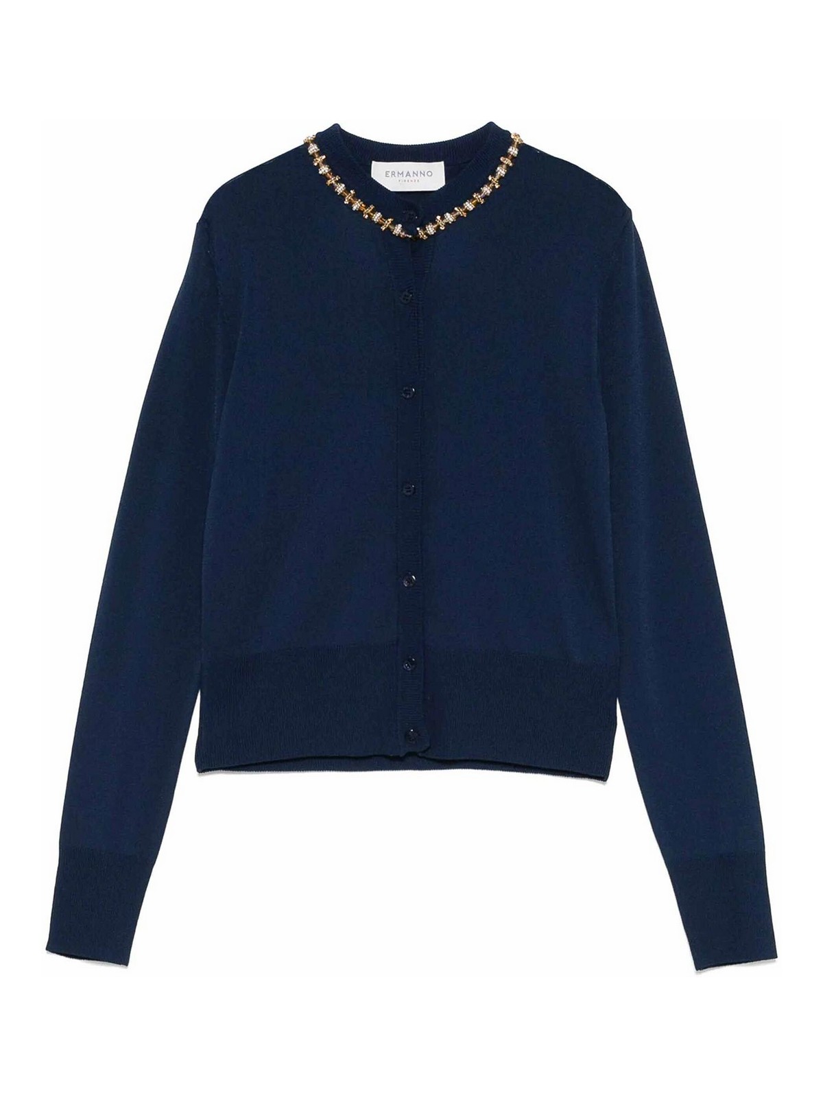 Ermanno Firenze Cardigan In Blue