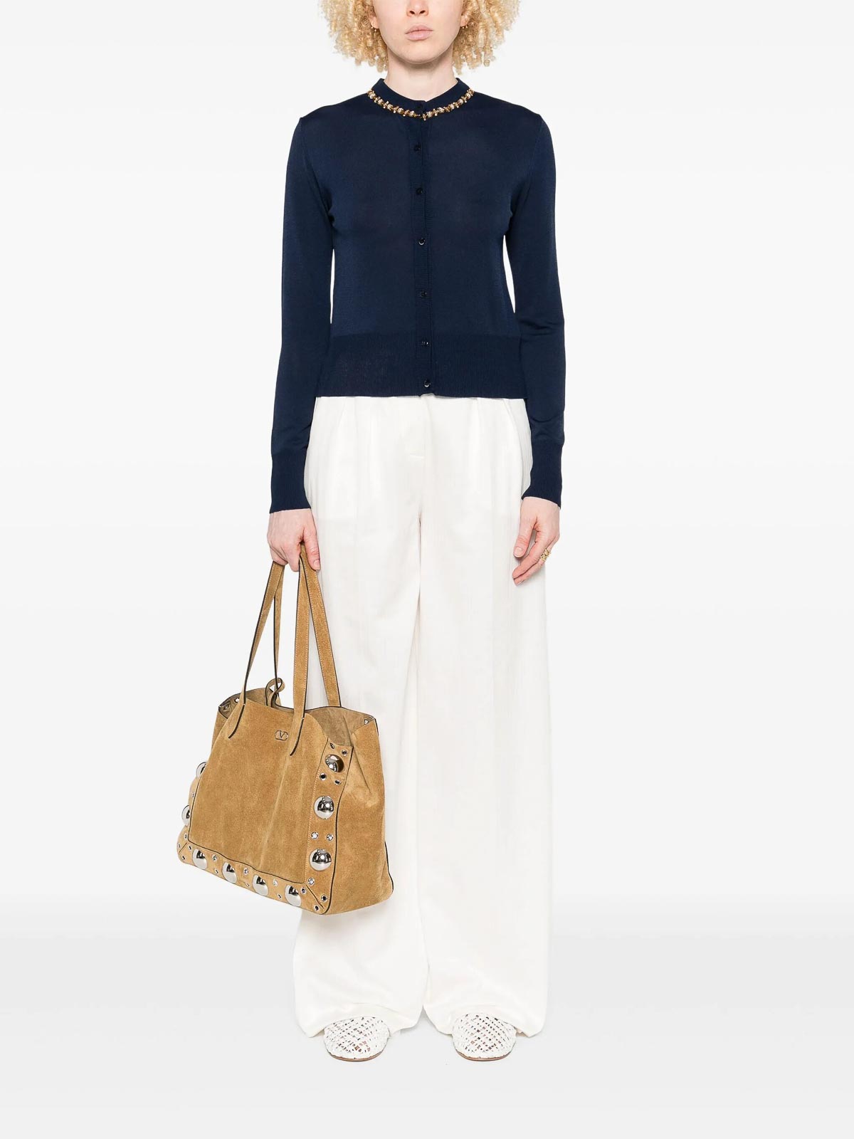 Ermanno Firenze Cardigan In Blue
