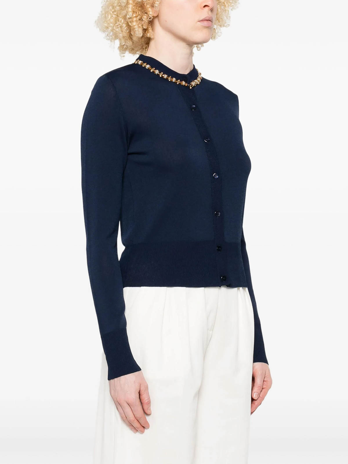 Ermanno Firenze Cardigan In Blue