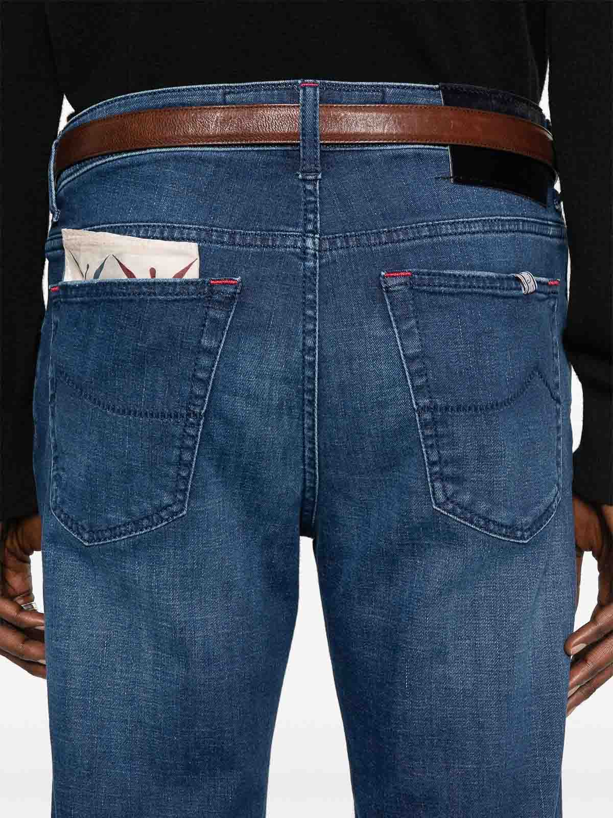 Jacob Cohen Slim Fit Nick Vintage Pants In Blue