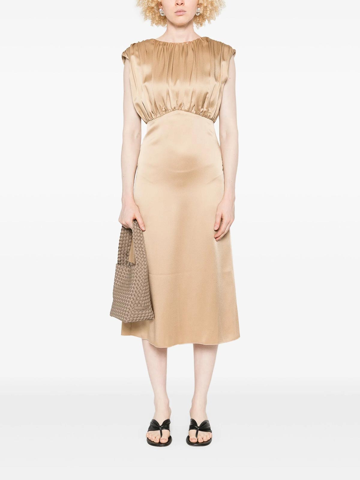 ワンピース LIVIANA CONTI Woman Dress Beige F5SS70 V53-0 Liviana Conti Dress - Beige - Women | F5SS70V53 | thebs.com