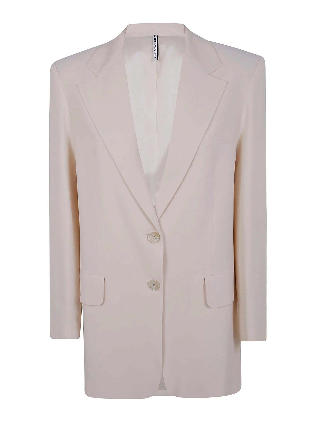 Liviana Conti Single-breasted Blazer In Neutral