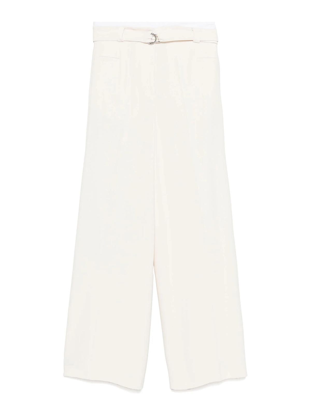 Liviana Conti Straight-leg Trousers In White
