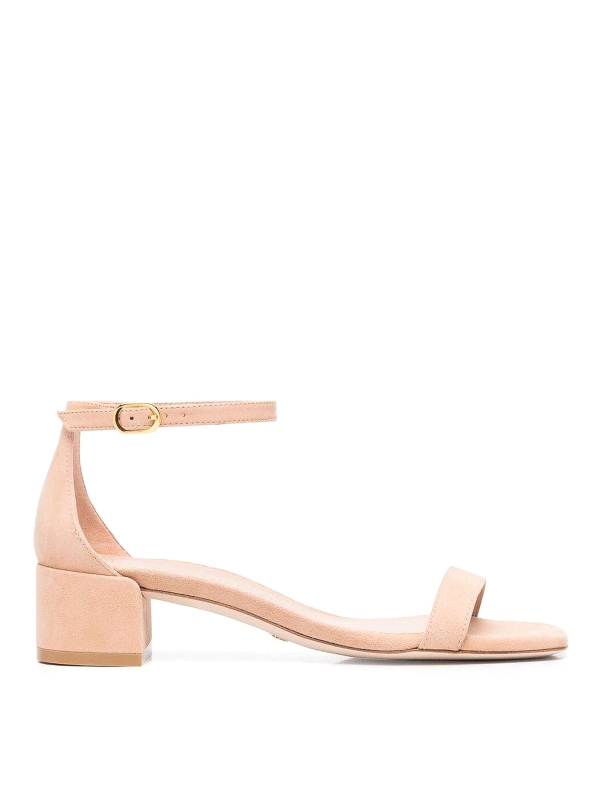 Stuart Weitzman Nudist Open-toe Sandals In Nude