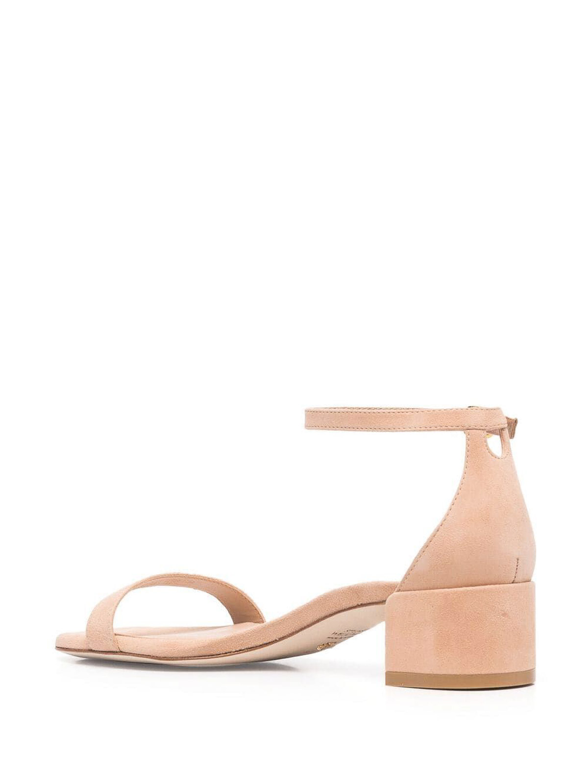 Stuart Weitzman Nudist Open-toe Sandals In Nude