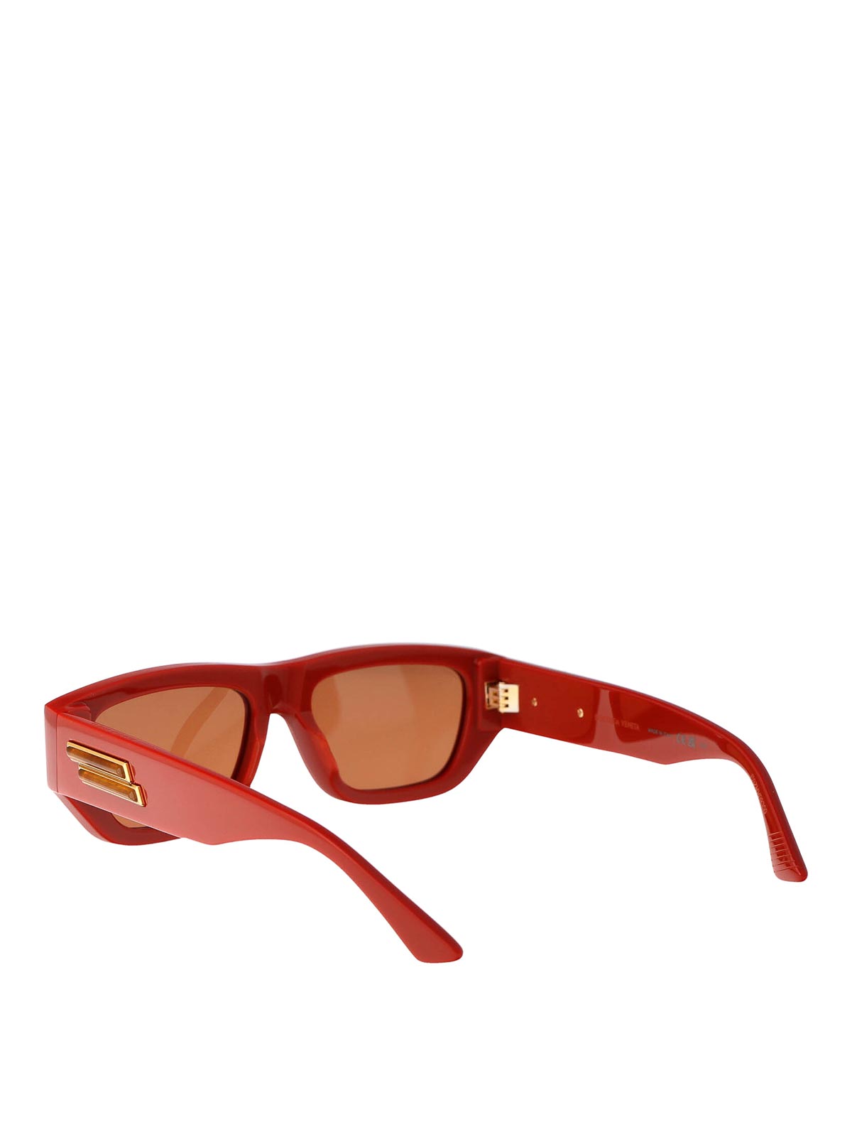 サングラス BOTTEGA VENETA Woman Sunglasses Orange BV1252S 004 Bottega Veneta Sunglasses - Orange - Women | BV1252S004