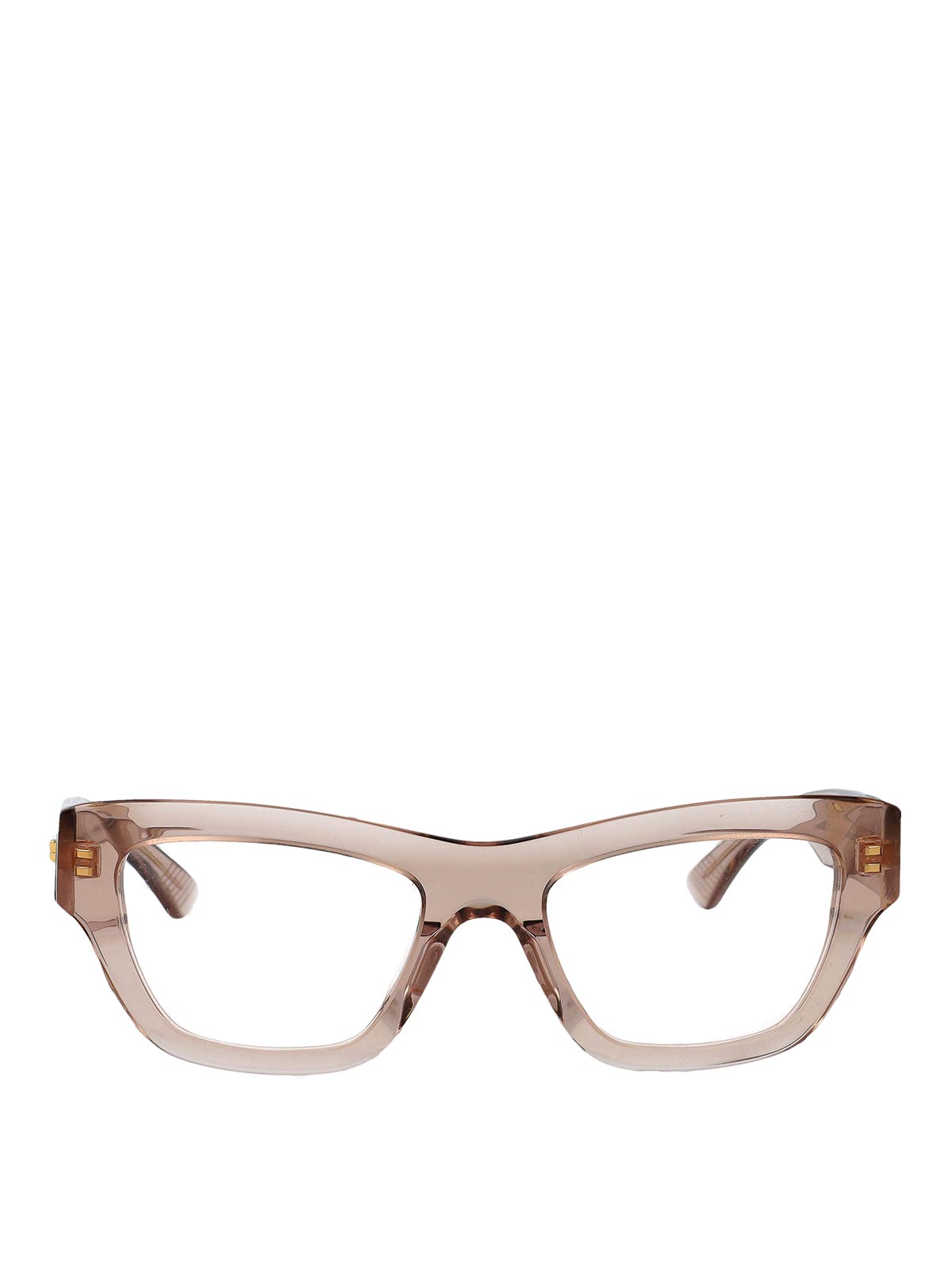 メガネ BOTTEGA VENETA Woman Optical frames Brown BV1360O 008 Bottega Veneta BV1360O 008 - Brown Eyeglasses for Woman