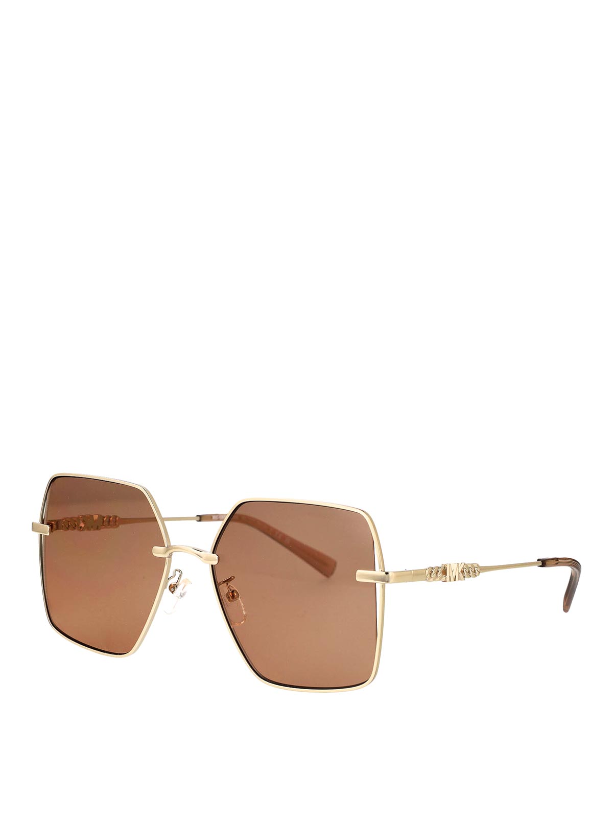 Michael Kors Sanya Sunglasses - Gold - Women|0MK1157D101403