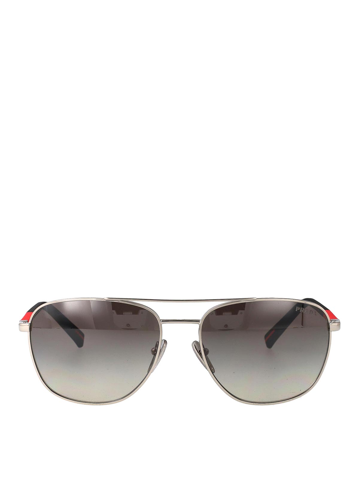 Prada Lunettes De Soleil - Argent