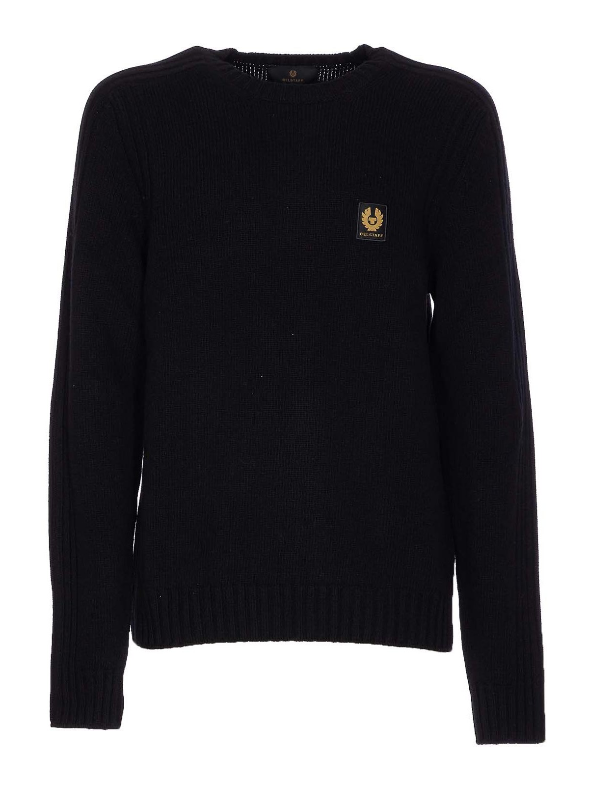 Belstaff Logo Watch Sweater In Black